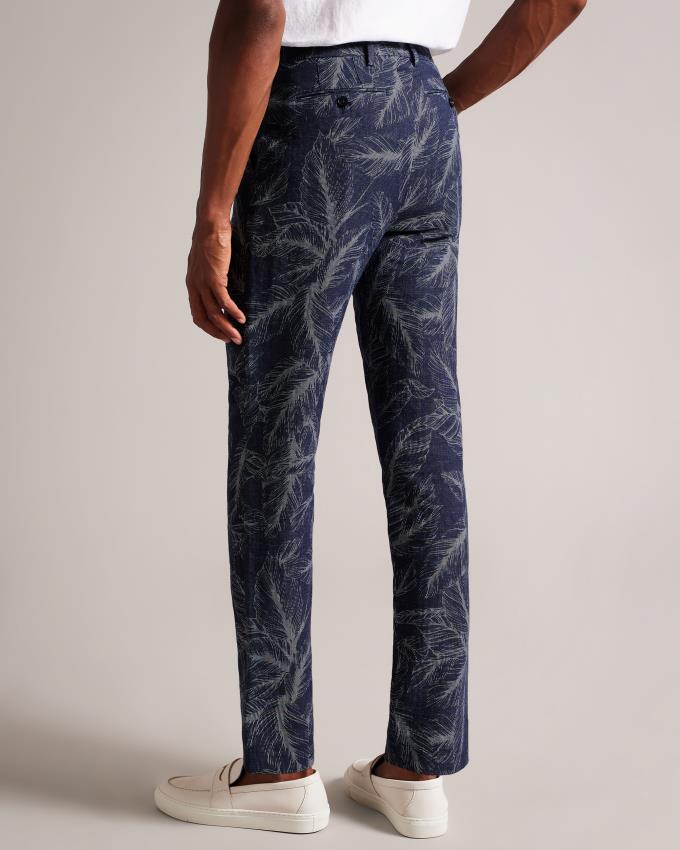 Pantalon Ted Baker Leaf Suit Bleu Marine Homme | ILO-14504525